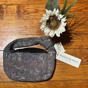 🎀 Madison West Multicolor Rhinestone Clutch